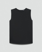 Sleeveless Silk Georgette Shell Top