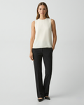Sleeveless Silk Georgette Shell Top