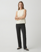 Sleeveless Silk Georgette Shell Top