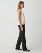 Sleeveless Silk Georgette Shell Top
